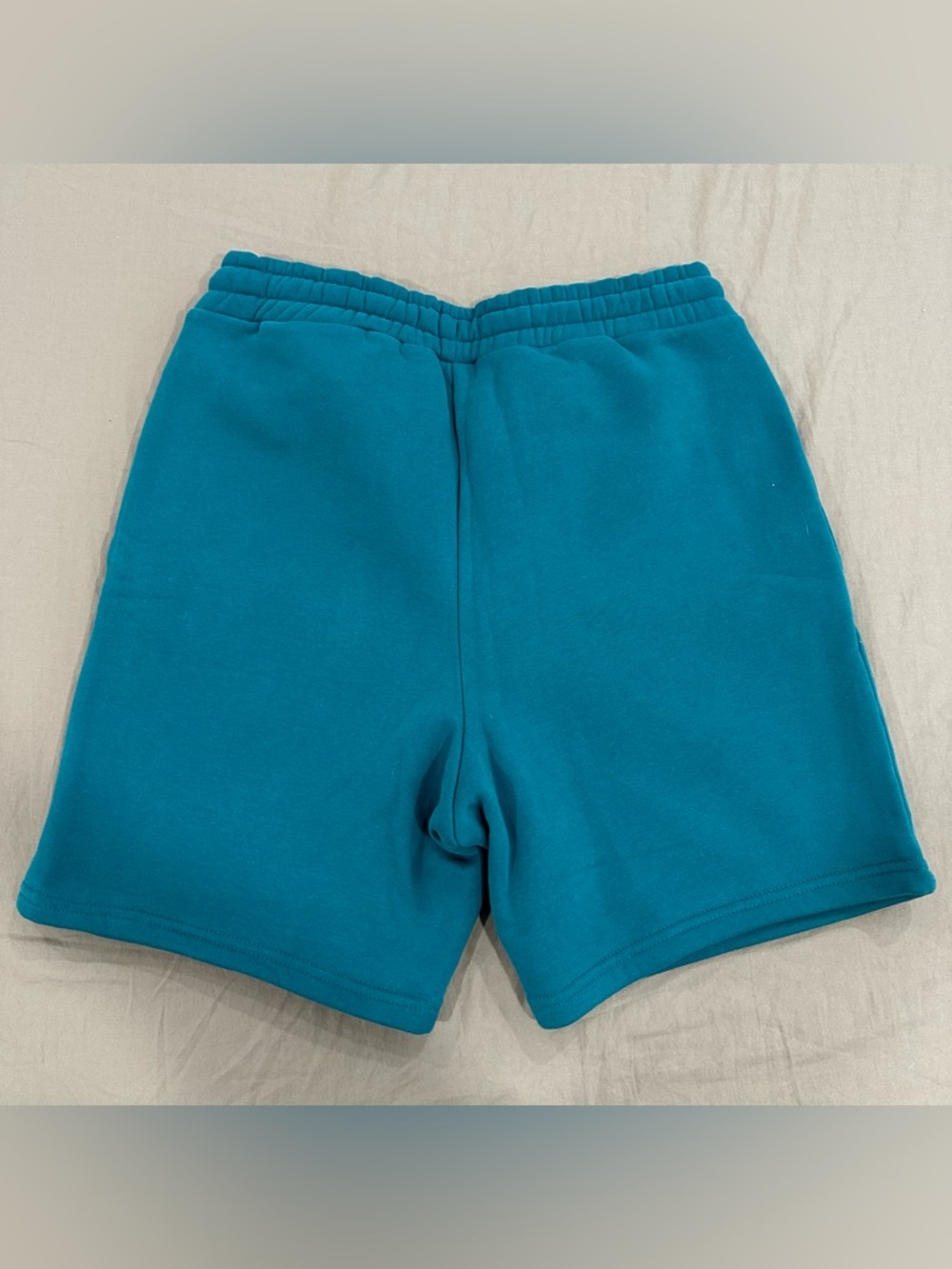3-Pack Casual Fleece Shorts - Black, Light Blue, Teal - Picture 10 of 11